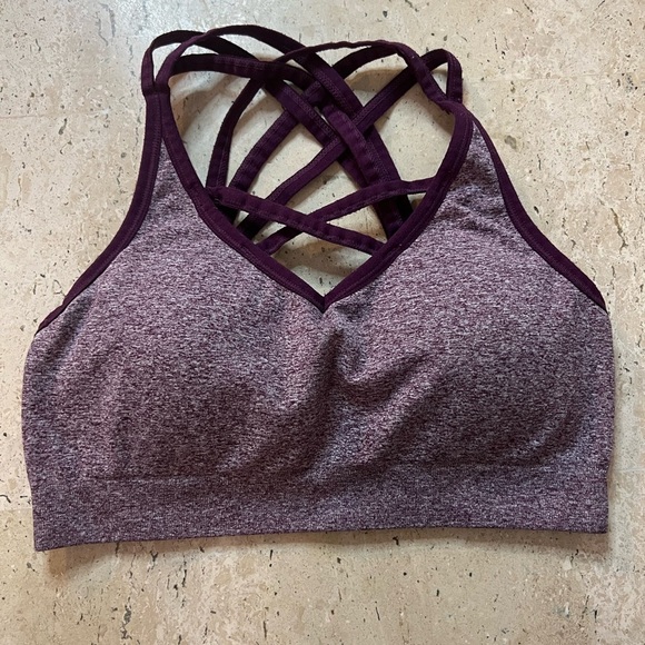 Reebok Other - Reebok Strappy Purple Sports Bra Size Small